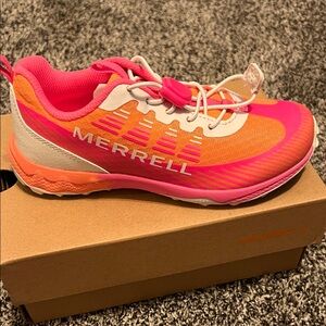 Merrell kids Vibrant Pink and Orange Athletic Shoes